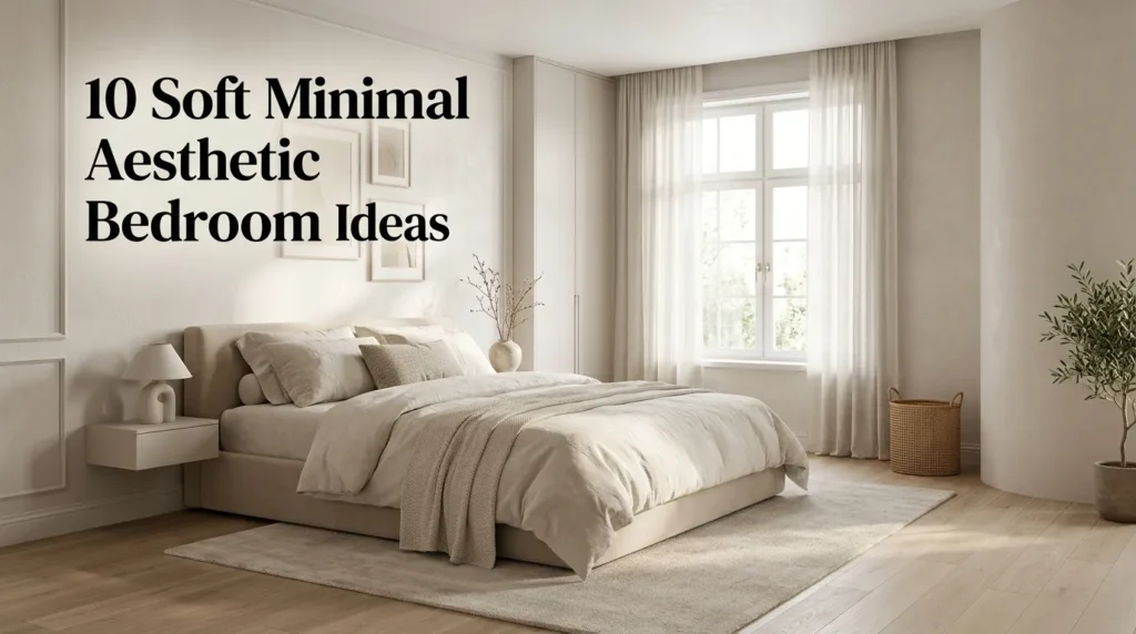 10 Soft Minimal Aesthetic Bedroom Ideas