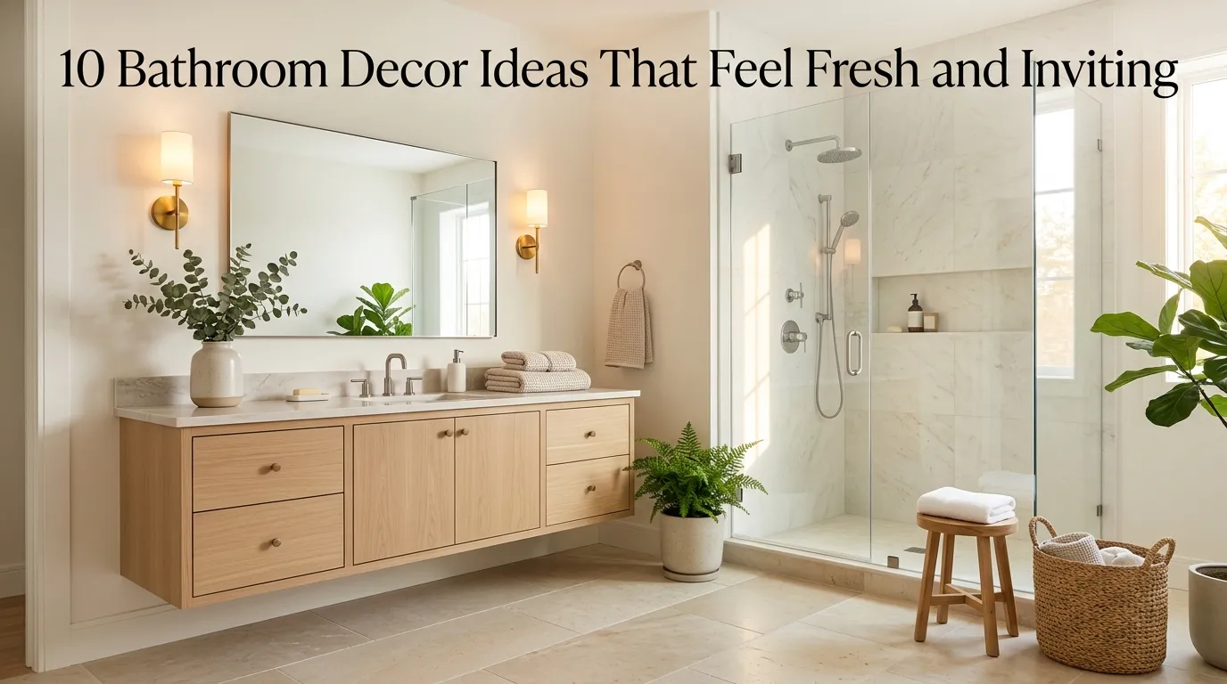 10 Bathroom Decor Ideas That Feel Fresh and Inviting