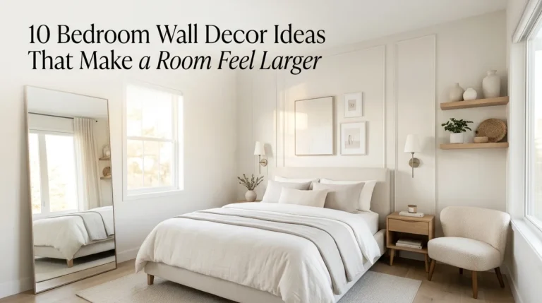 10 Bedroom Wall Decor Ideas That Make a Room Feel Larger