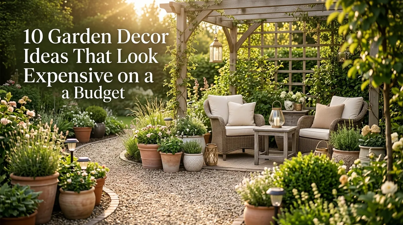10 Garden Decor Ideas That Look Expensive on a Budget