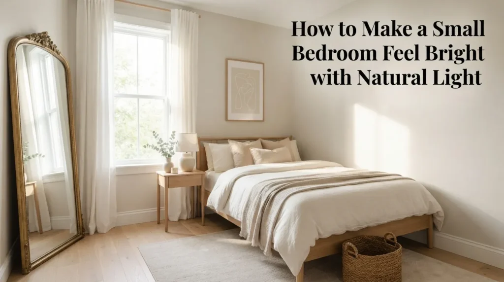 How to Make a Small Bedroom Feel Bright with Natural Light