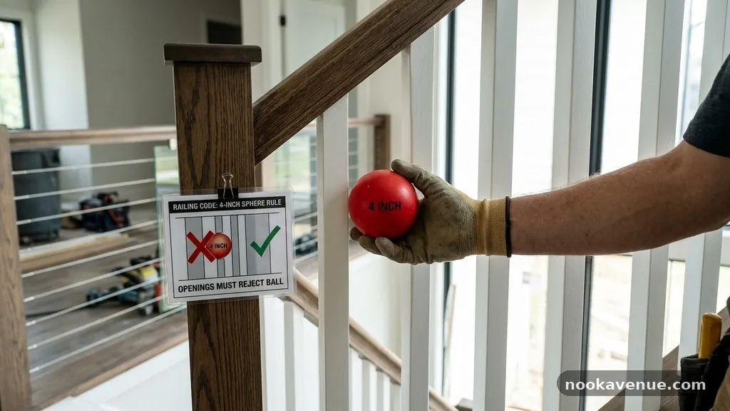 Applying the Rule to Different Railing Materials - The 4-Inch Sphere Code: Why Baluster Openings Must Reject a 4-Inch Ball