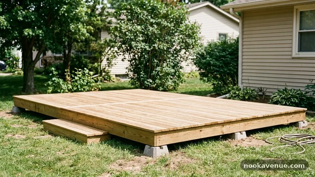 Local Building Code Variations - Does a Freestanding Ground-Level Floating Deck Need Any Safety Railings?