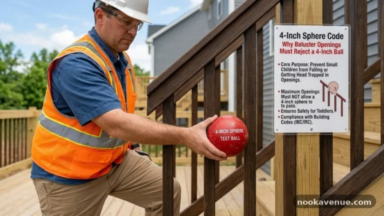 The 4-Inch Sphere Code: Why Baluster Openings Must Reject a 4-Inch Ball